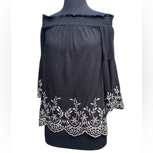 White House Black Market Off Shoulder Top